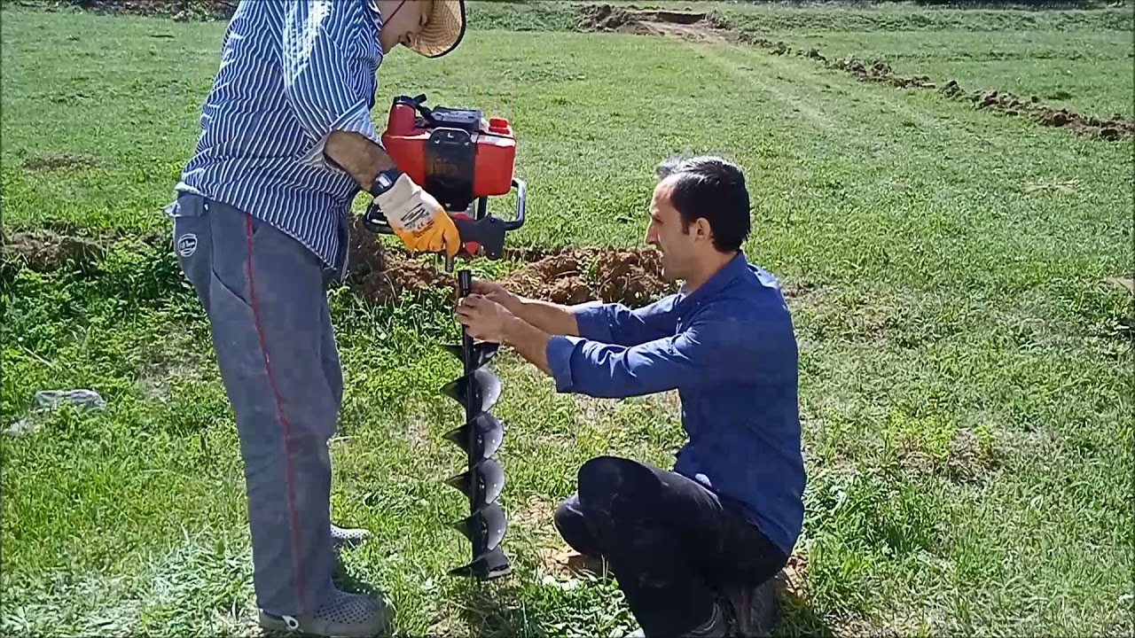 #toprakdelme #köyişleri     TOPRAK BURGU MAKİNESİ | DATSU AS52|