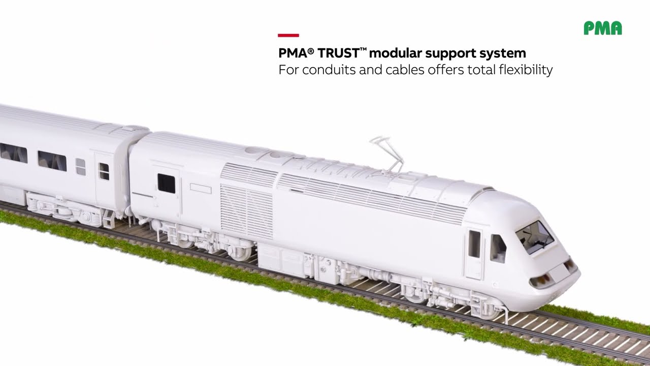 PMA® TRUST™ modular support system for the rail industry