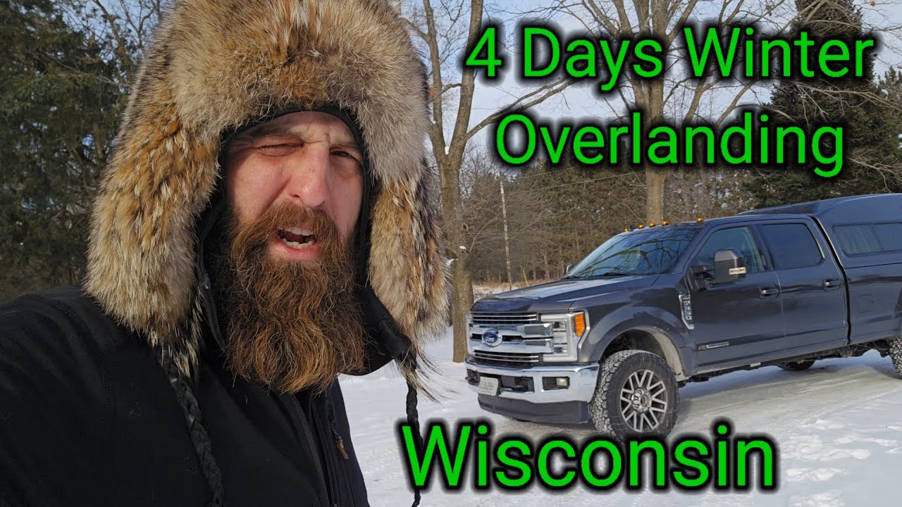 4 Days Winter Overlanding in Wisconsin / SnOverland 2026 / Snowshoeing Giant pine