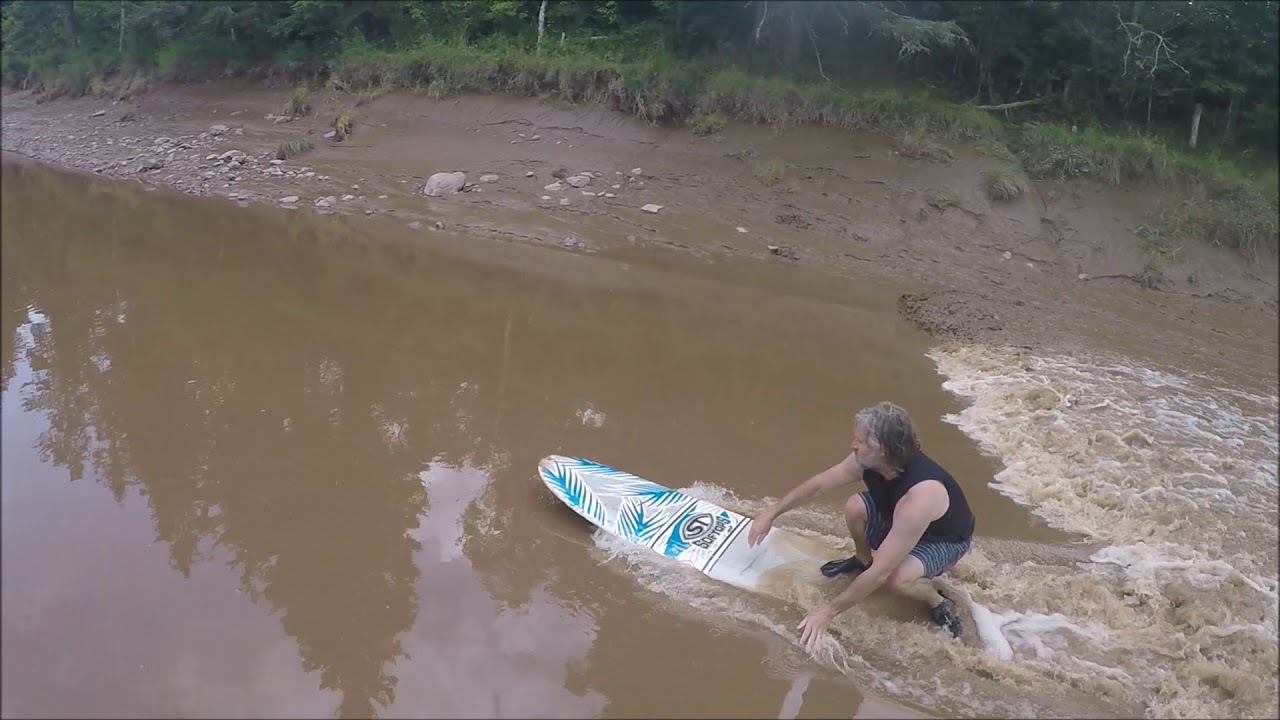 Tidal Bore Surfing - Bay of Fundy, Nova Scotia