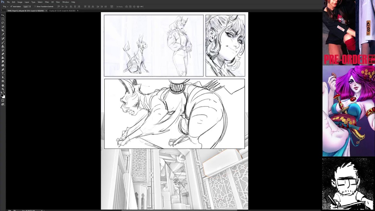 Penciling my Comic || www.noxinvictus.com || Feel free to ask questions //