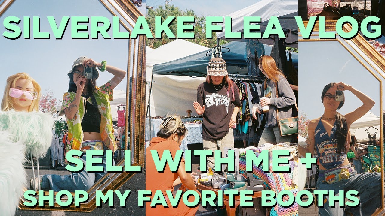 selling at the TRENDIEST Flea Market in Los Angeles VLOG