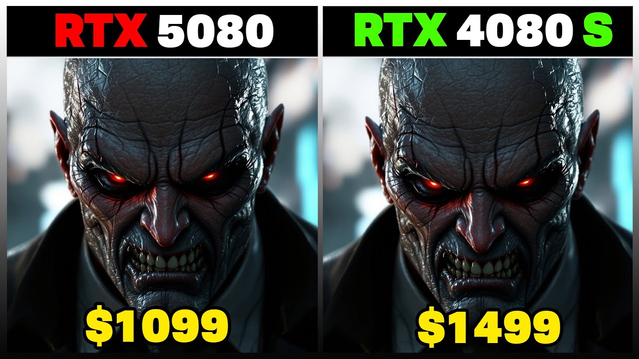 RTX 5080 vs RTX 4080 SUPER - Gaming Benchmarks