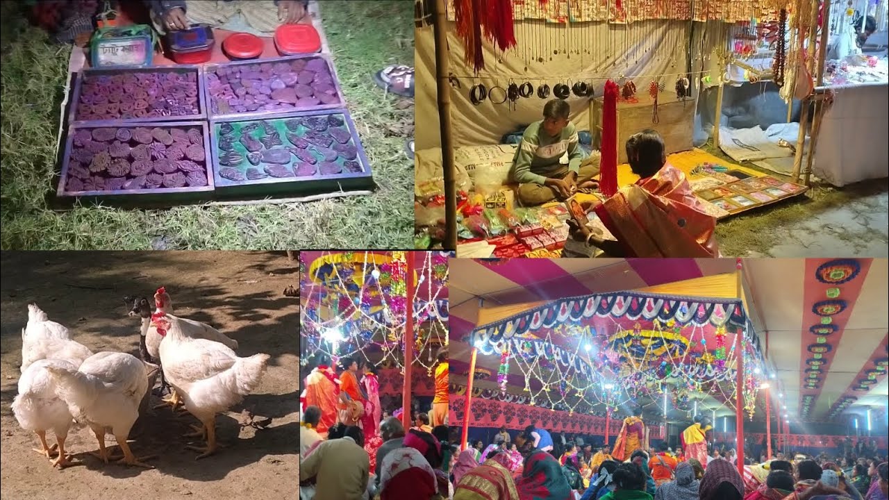 মামা শ্বশুর বাড়ি এসে কীর্তন গান শুনতে গেছিলাম, 😌🤗