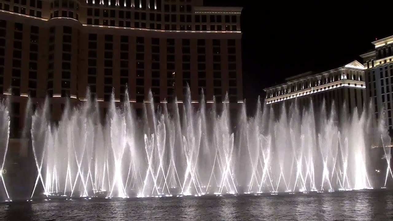 Bellagio Fountain - God Bless the USA