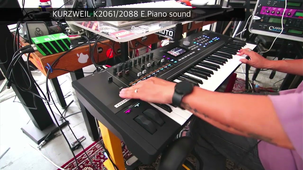 평생 쓸 E.piano 다 모아놨어요. Kurzweil K2061 all E.P Sound DEMO