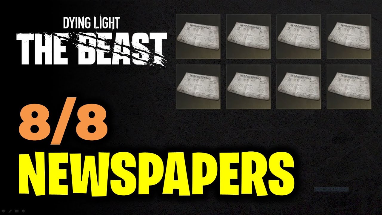 All 8 Castor Woods Newspapers Location | Dying Light The Beast