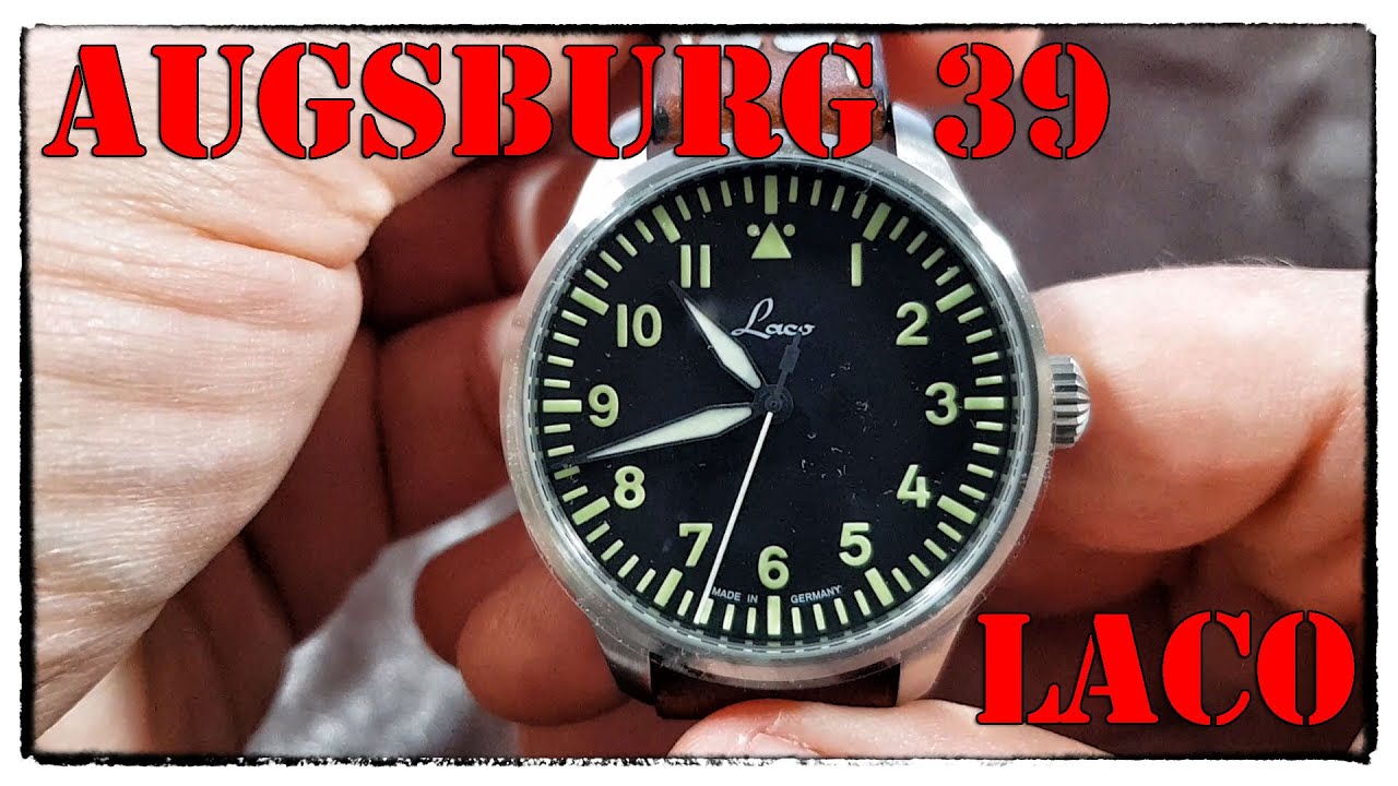 Laco Fliegeruhr Augsburg 39 Automatik Baumuster A | Flieger Watches / Pilot's Watch (Top PLV!)