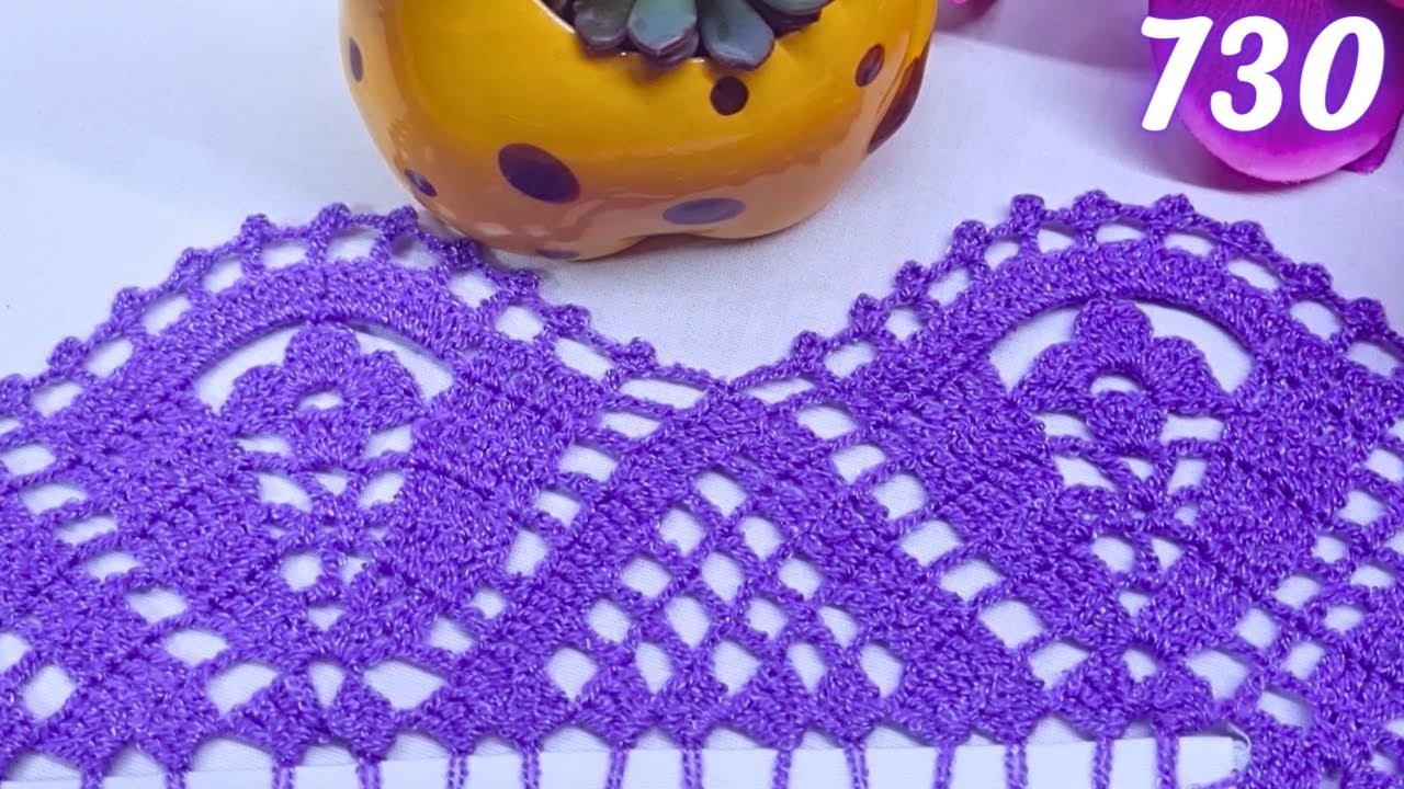 ¡Te fascinará esta puntilla de una sola vuelta!🌻 730