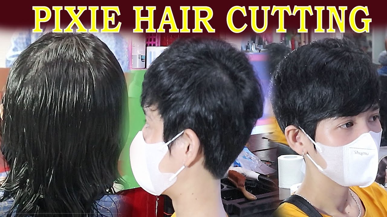 Gunting Rambut PIXIE ( Pixie short hair cutting )