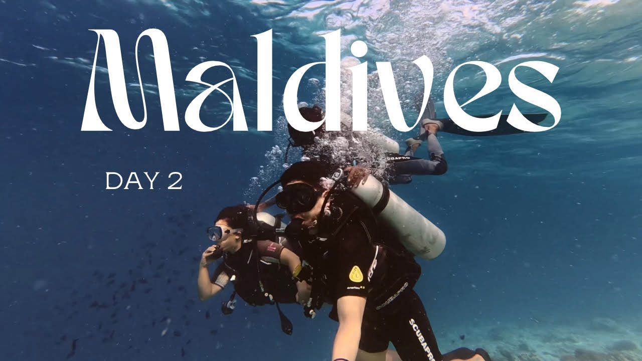 Maldives Vlog 2025| Maafushi Day 2 - Our First Scuba Diving Experience!