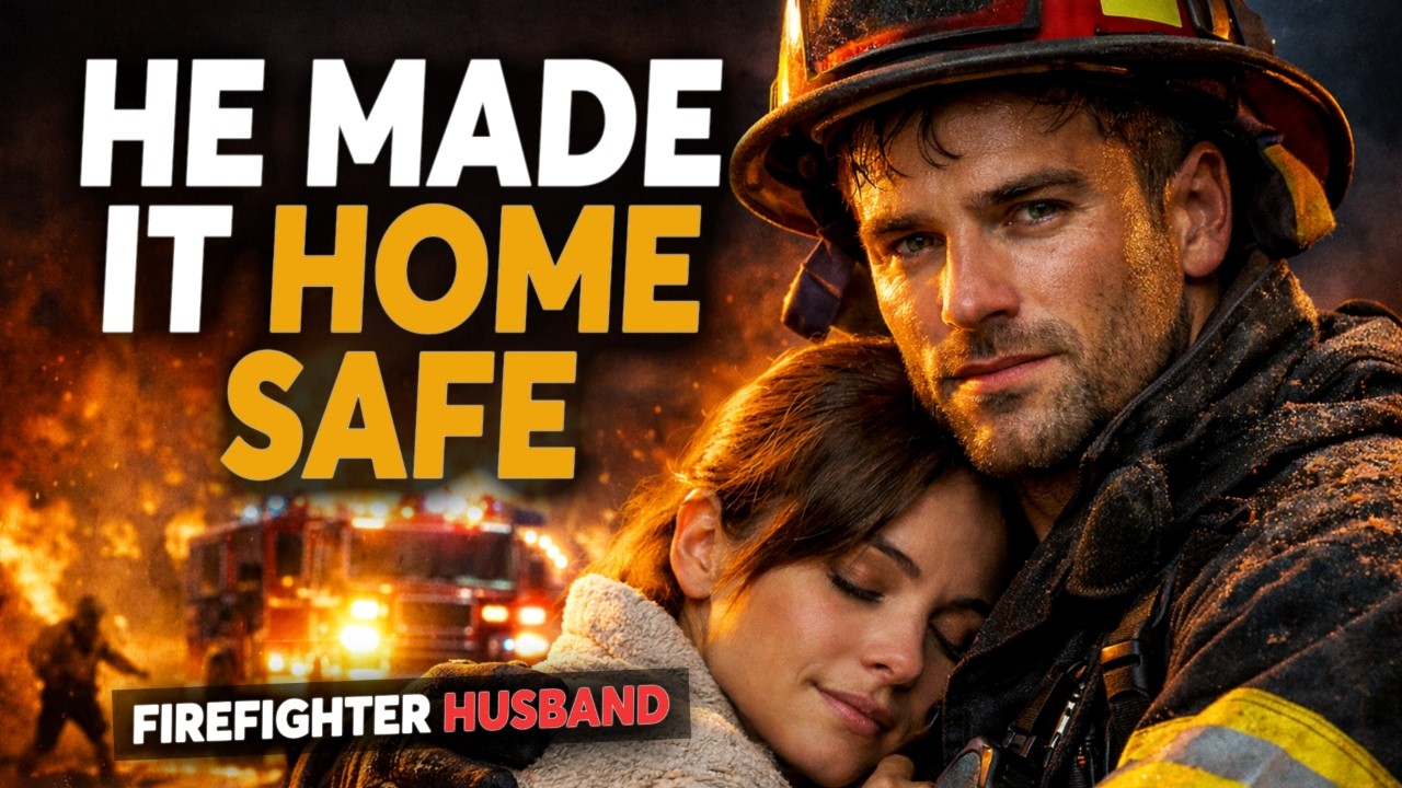 ASMR Firefighter Husband Comes Home Safe (Soft Whisper + Kisses + Family Night)