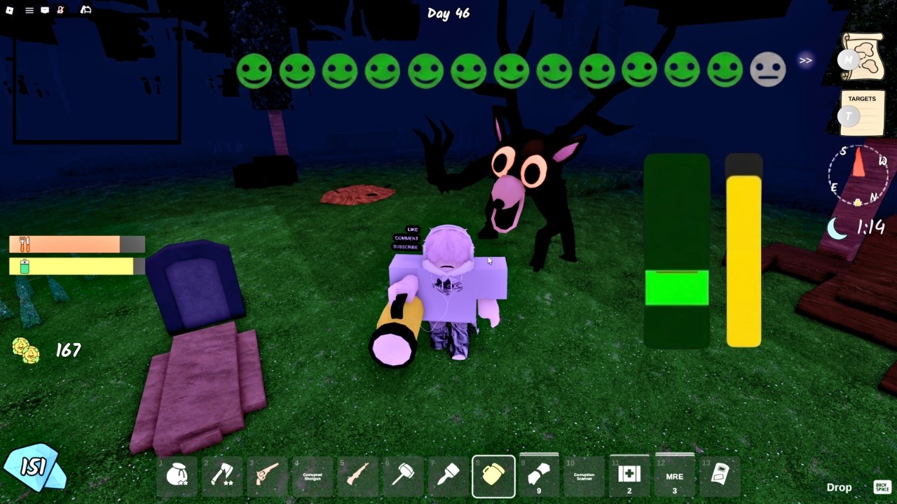 Can I Tame the DEER in 99 Nights in the Forest HARD MODE