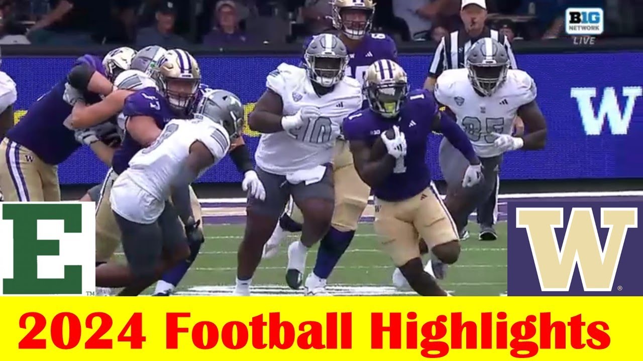 Eastern Michigan vs Washington Football Game Highlights 9 7 2024