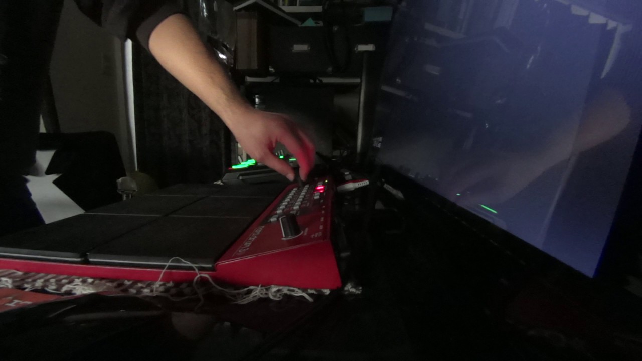 nord drum 3p with RC 505