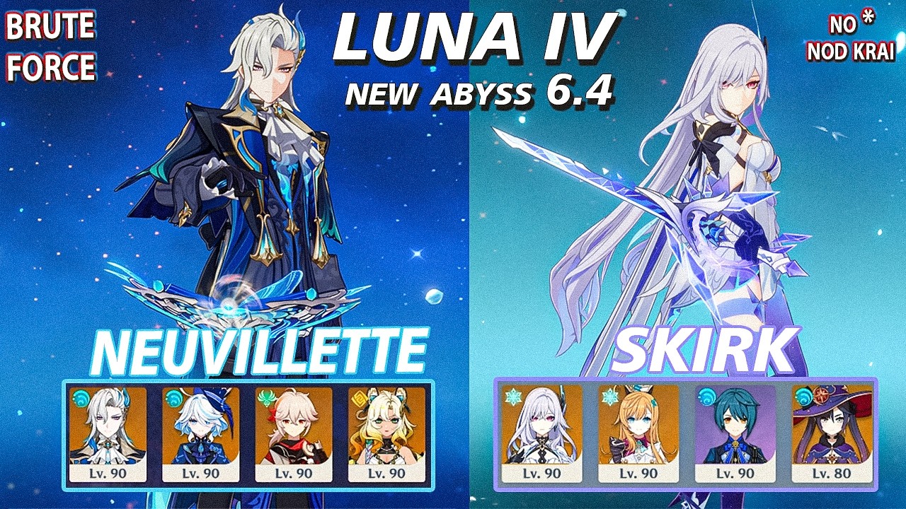 C1 Neuvillette & C0 Skirk | NEW Spiral Abyss 6.4 | Genshin Impact