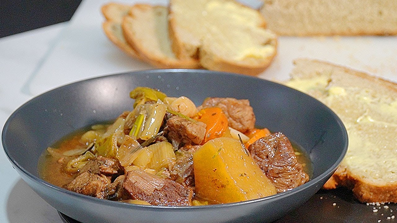 Hearty Crockpot IRISH STEW | IRISH SODA BREAD Easy & Delicious
