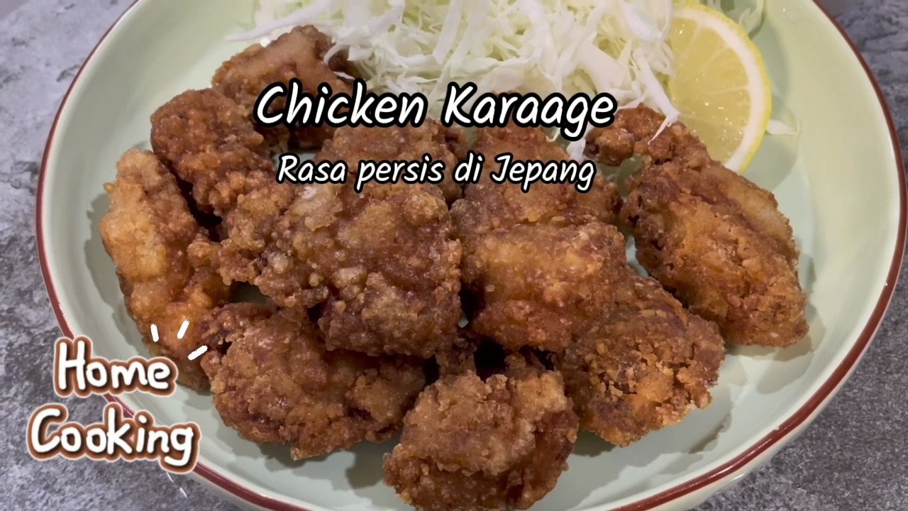 Resep Chicken Karaage persis di Jepang, crispy, juicy | Chicken Karaage Recipe same taste in Japan