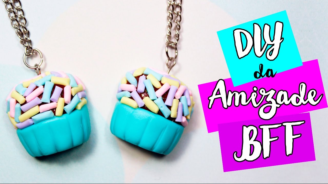 DIY - COLAR DA AMIZADE - PANDA, CHIFRE DE UNICÓRNIO E BRIGADEIRO - parte 4