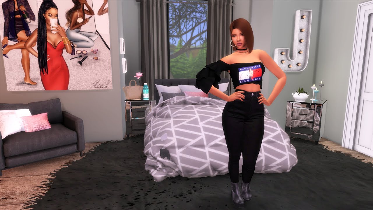Jaelle's GROWN & SEXY Bedroom ✨ | The Sims 4 Room Build