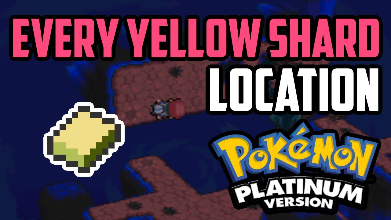 Where to Find Yellow Shards - Pokemon Platinum (All Methods)