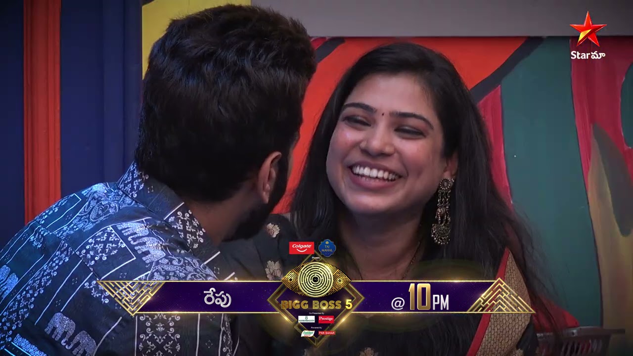 Family surprise for #SreeRamachandra & #Maanas #BiggBossTelugu5 tomorrow at 10 PM on #StarMaa