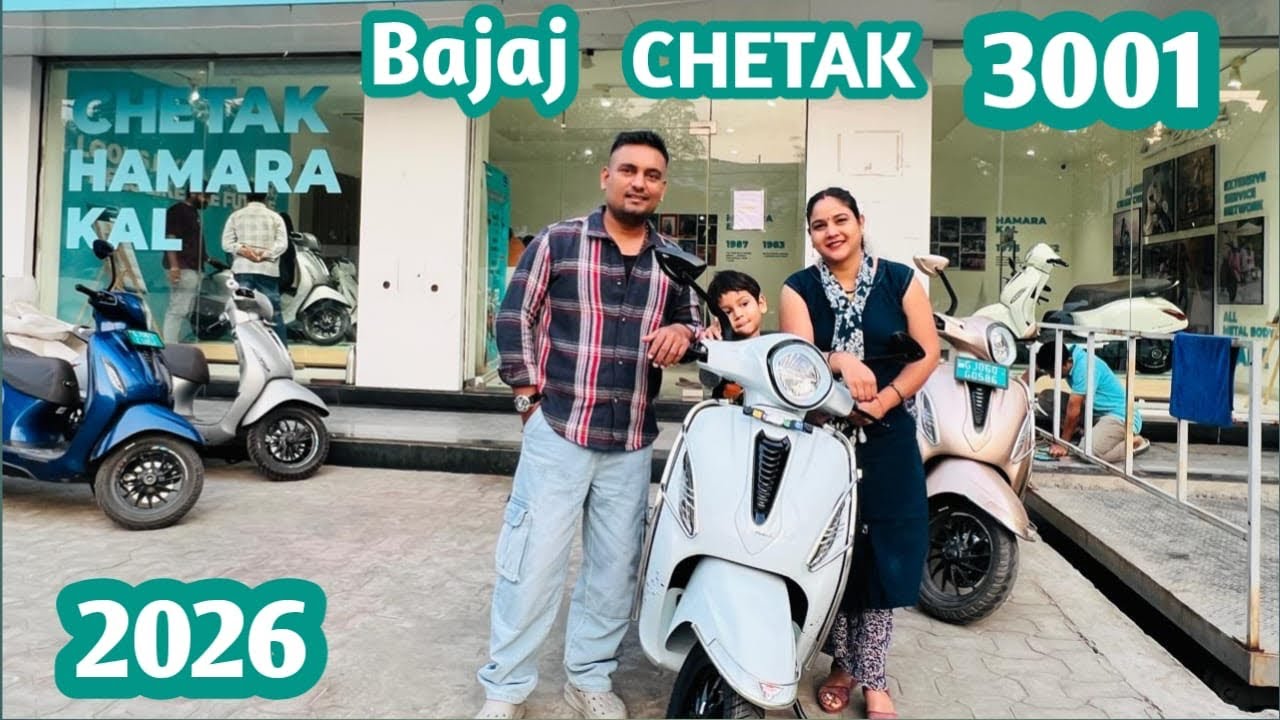 Finally! Bajaj Chetak 3001 (2026) le Hi Liya 😍| New Electric Scooter Vlog |@Sapnaaryavlogs-s8m 