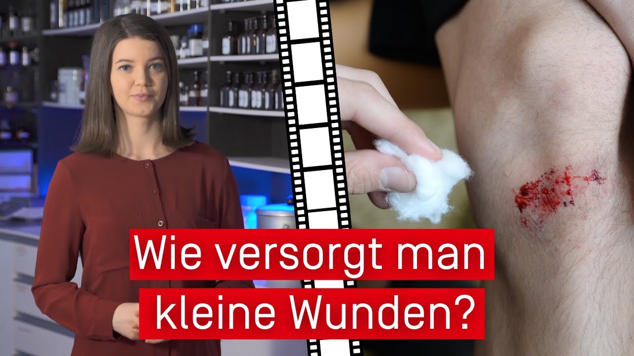 Wie versorgt man kleine Wunden?