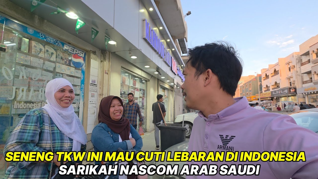 TKW ARAB SAUDI SENANG CUTI LEBARAN DI KAMPUNG HALAMAN...