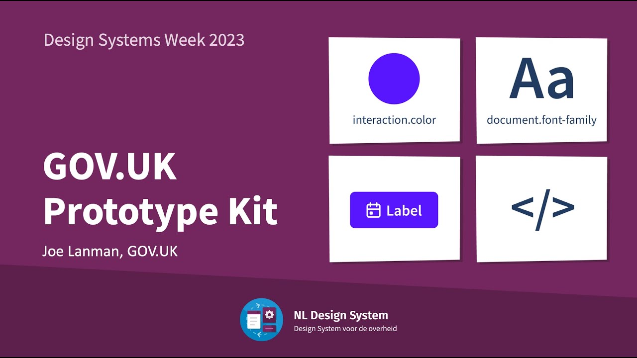 The GOV.UK Prototype Kit - Joe Lanman - Design Systems Week 2023