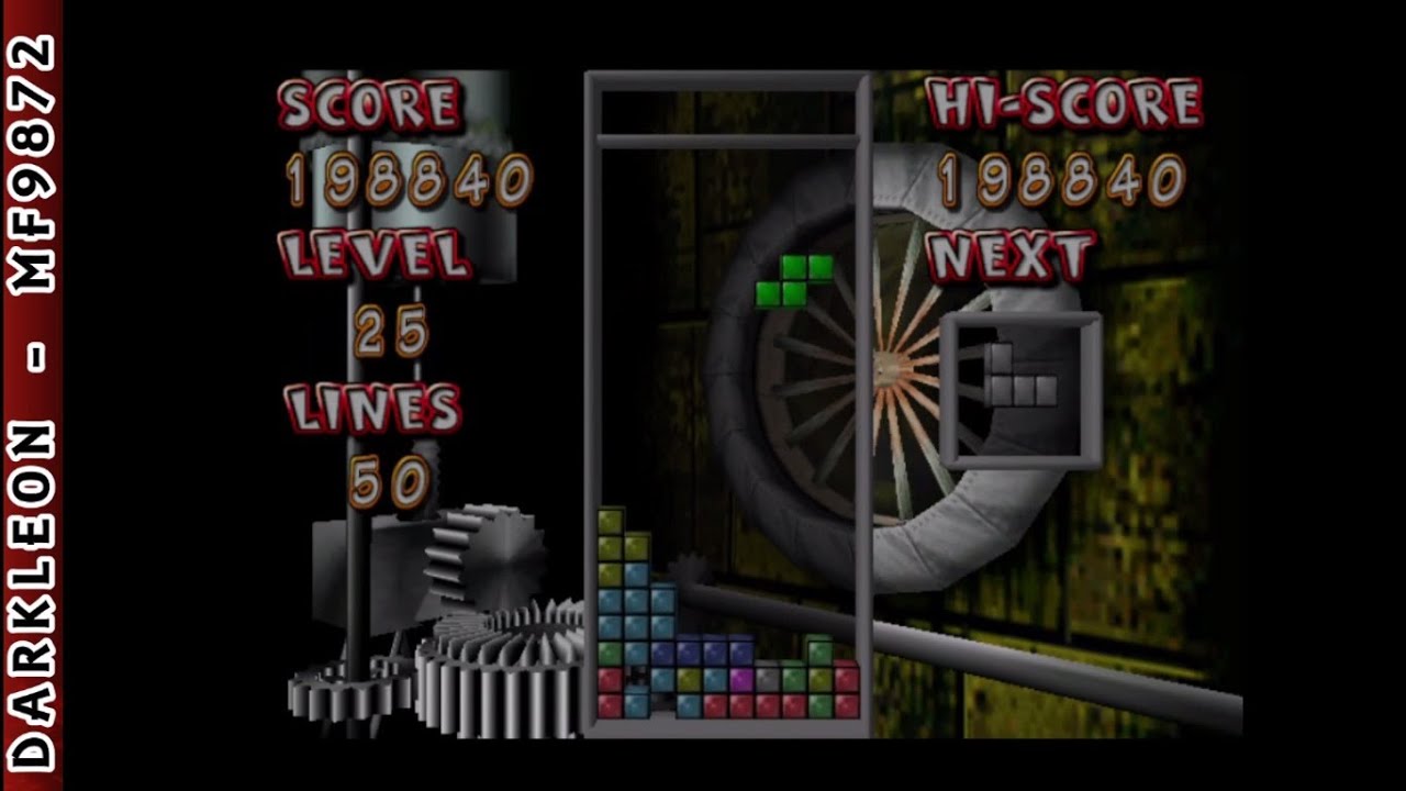 Dreamcast - Tetris 4D &copy; 1998 Bullet Proof Software - Gameplay