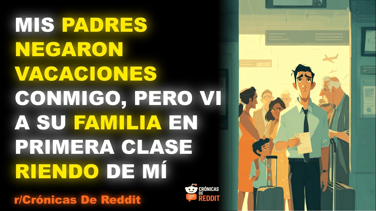 Mis padres negaron vacaciones conmigo, pero vi a su familia en primera clase riendo de mí