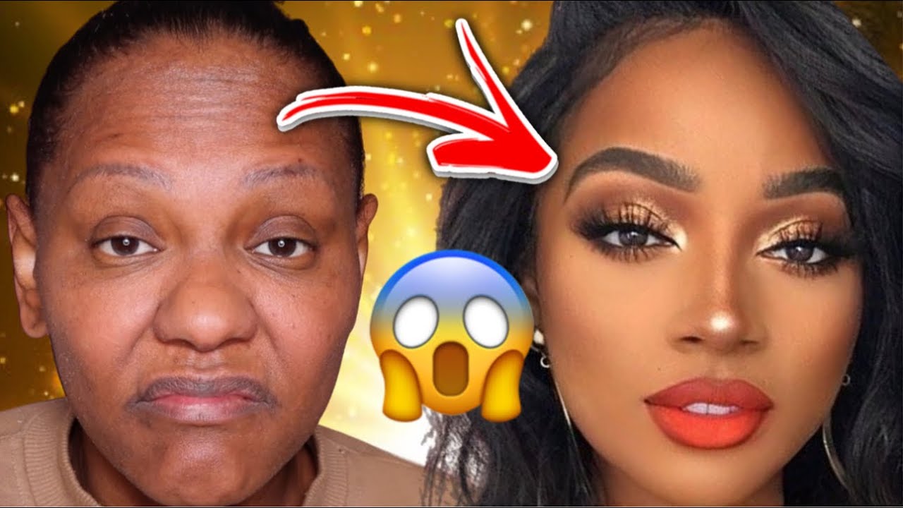 Makeup Transformation Christmas😱😱 #makeup