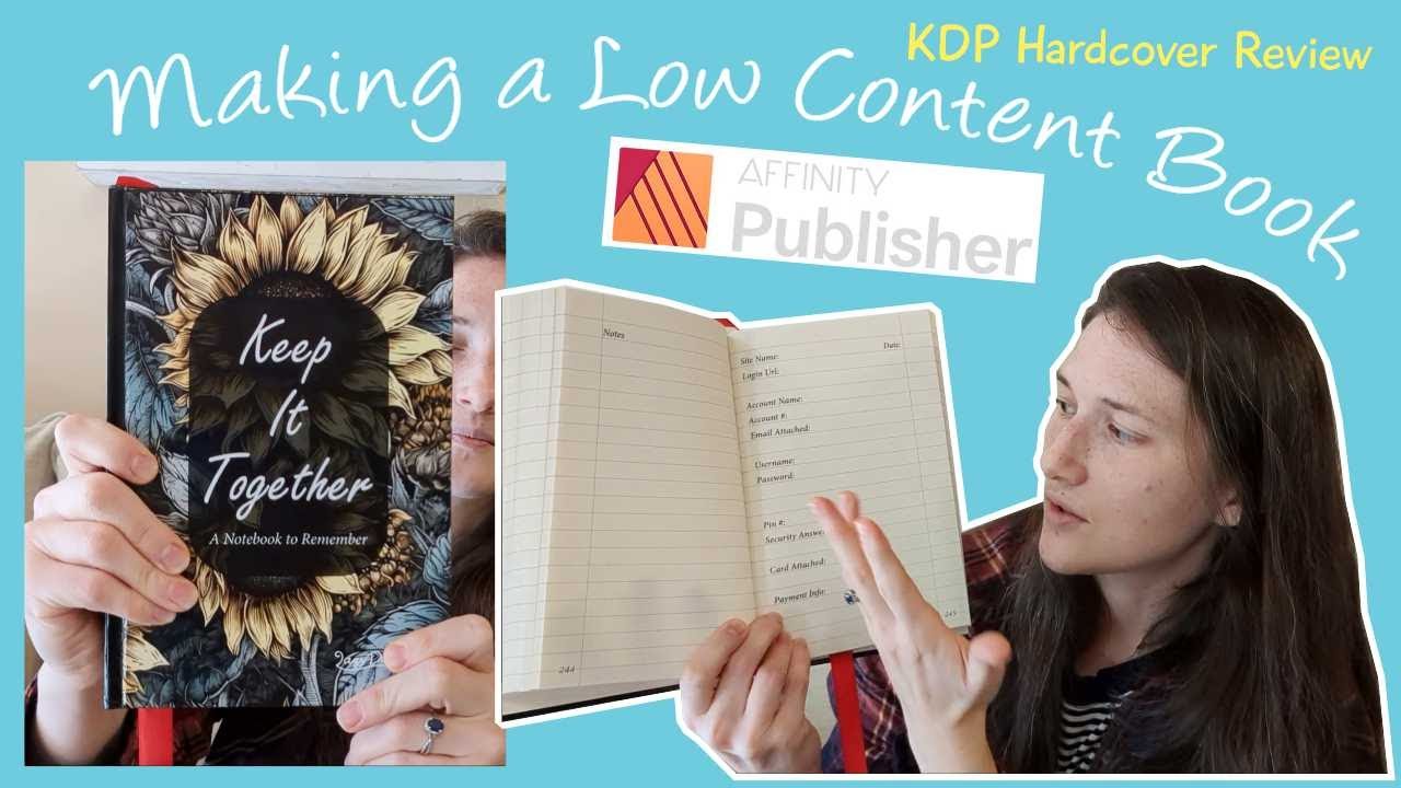 KDP Hardcover Quality + Low Content Publishing Review