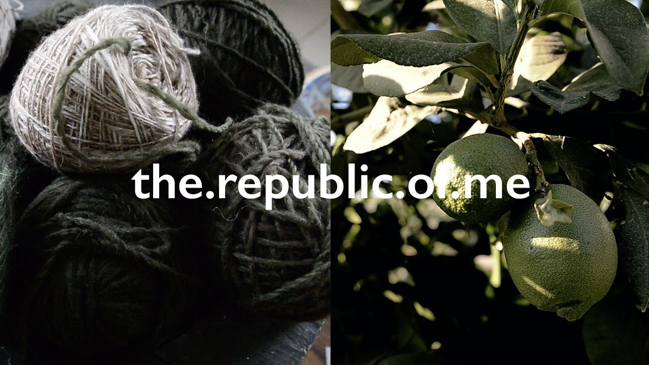 handspun jumper + starting a new weaving project / the republic of me weekly vlog
