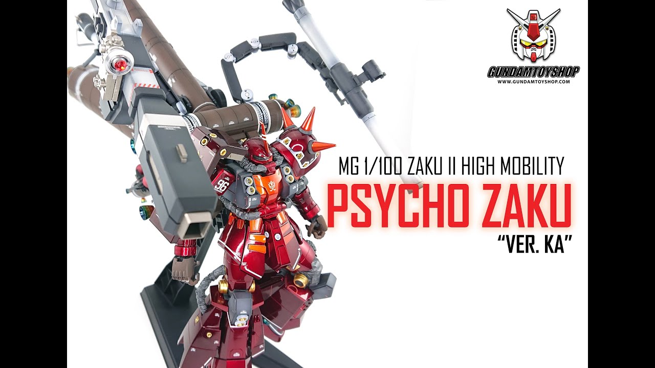 [Custom Painted Build] MG Psycho Zaku Ver Ka Candy Colour  (its so reflective!!)