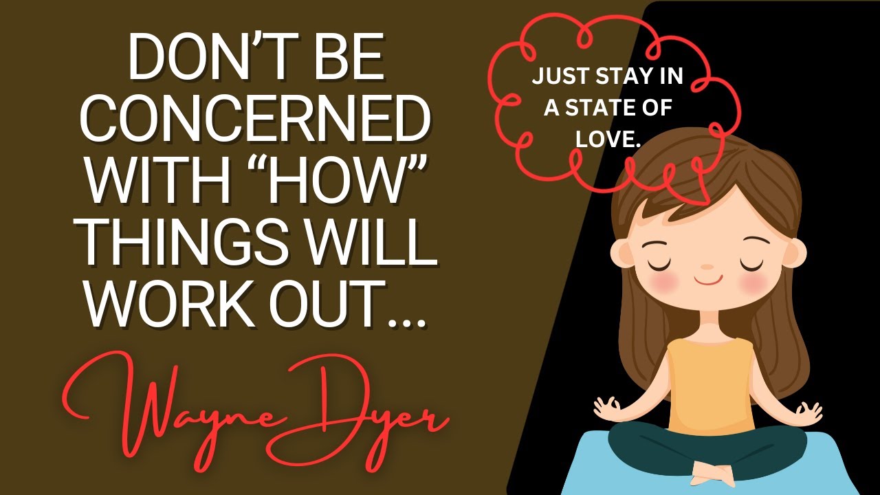 Wayne Dyer ~ You And God Are Truly One... Don't Be Concerned With The How 🙏