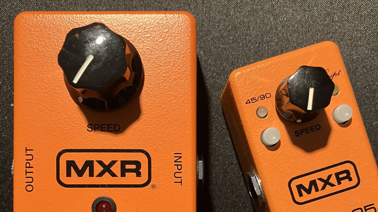 MXR phase 90 comparison M101 'block' vs M290 phase 95 Mini