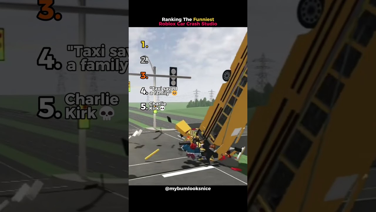 Ranking The Funniest Roblox Car Crash Studio Moments! 😭🙏 #roblox