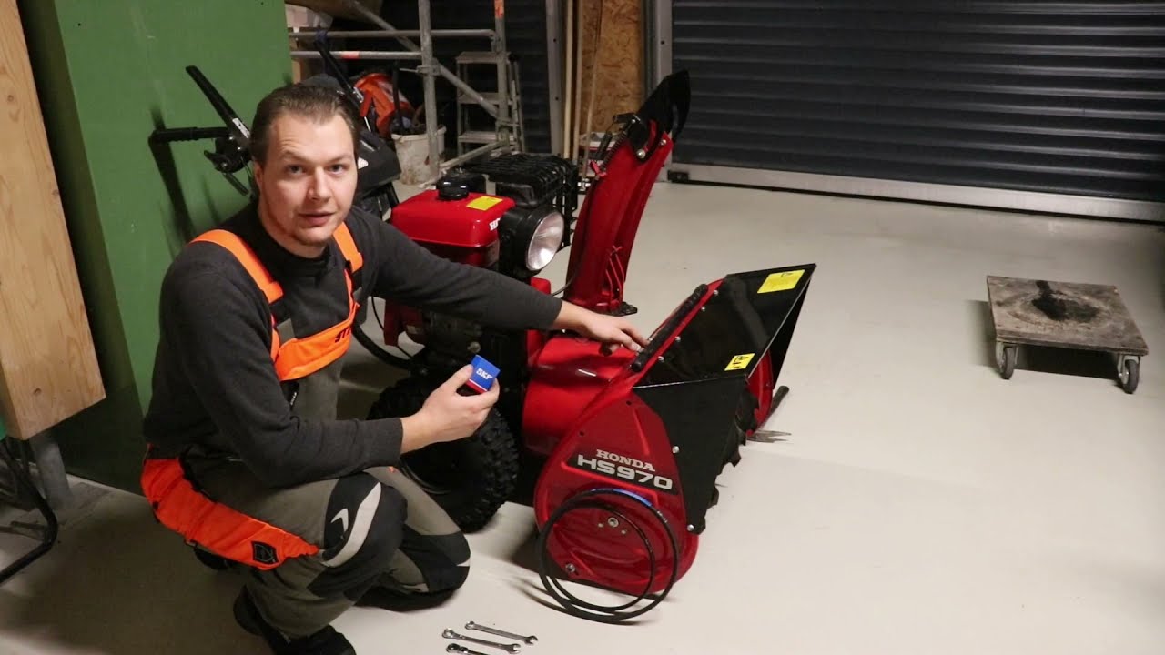 Honda HS 970 Schneefräse Keilriemen und Lager wechseln |Restauration&Technik