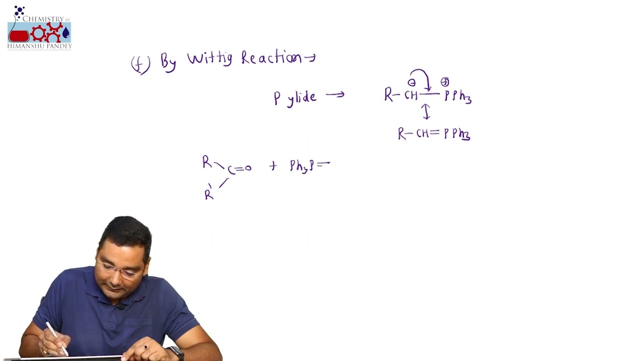 Lecture-7, Preparation of alkene by wittig Reaction, (JEE & NEET) JEE & NEET.