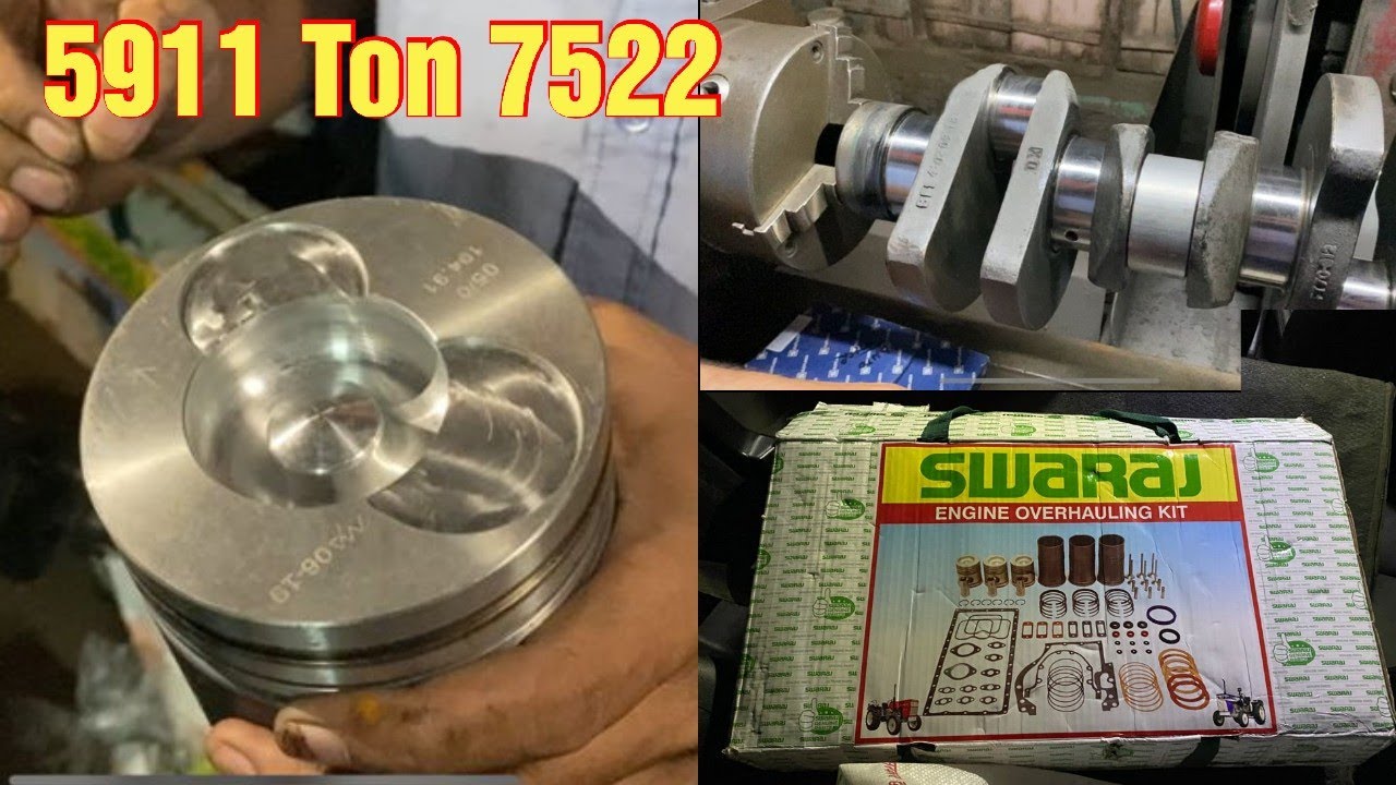 5911 to 7522 Engine work | Swaraj 735 ton 744 Engine kit | Tractor Modifications | Sidhu vlog life