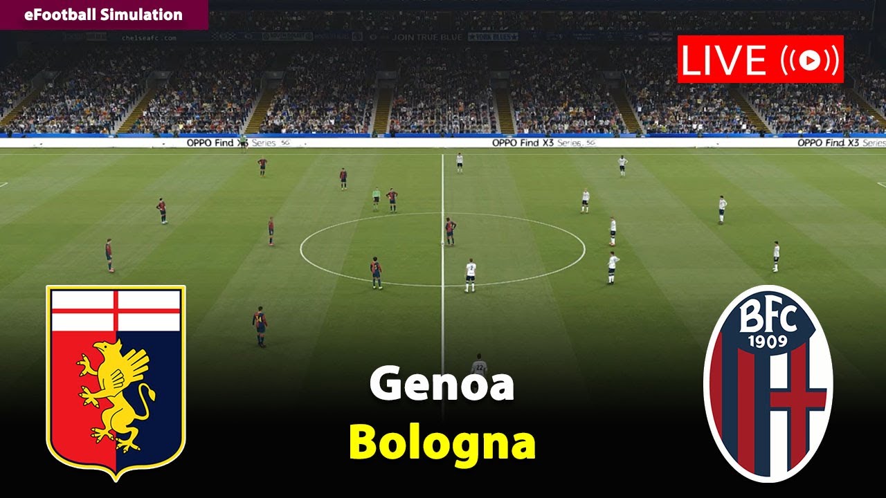 🔴In Diretta- Genoa vs Bologna | Serie A 2025/26 | eFootball PES21 Simulation