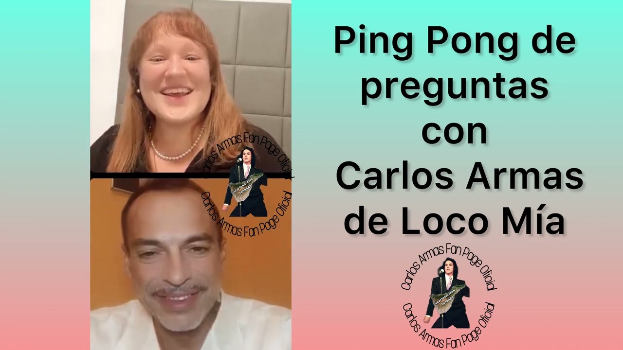 Imperdible Ping Pong de preguntas con Carlos Armas (Loco Mía)  15/08/2024