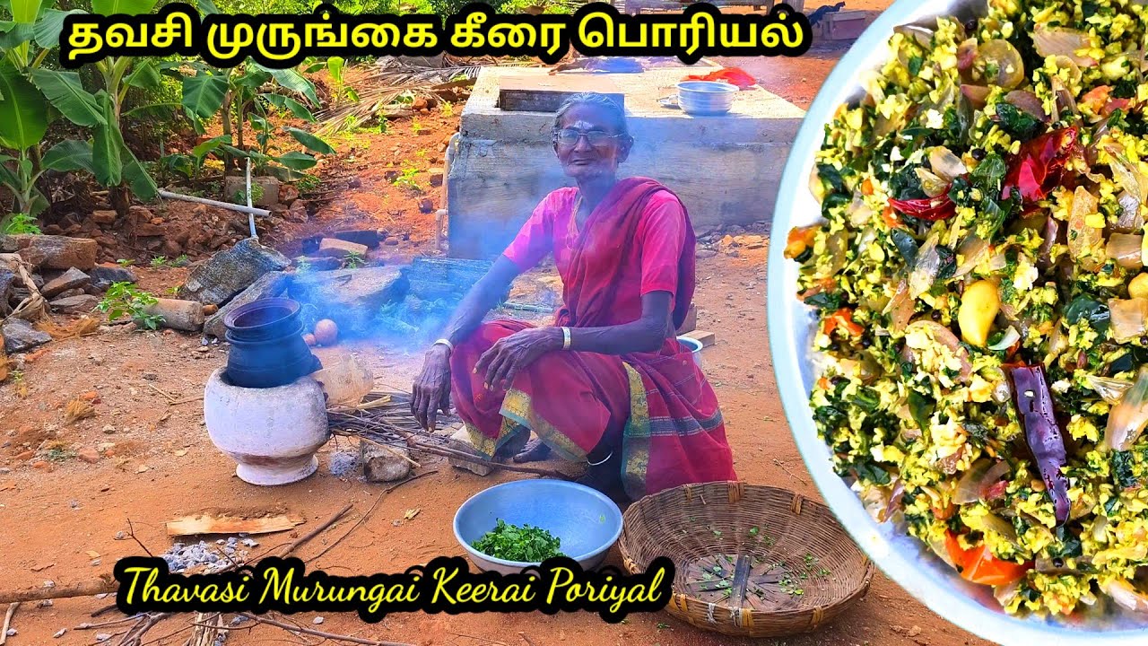 இதோ இது முருங்கை அல்ல, #தவசி முருங்கைக்கீரை பொரியல் l #thavasi murungai keerai l #பாட்டி சமையல்