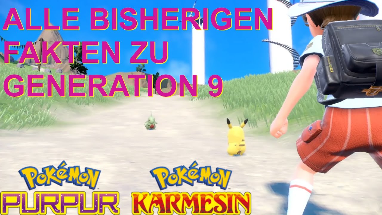 ALLE BISHERIGEN FAKTEN zur 9. POKEMON GENERATION | Pokemon Karmesin & Purpur