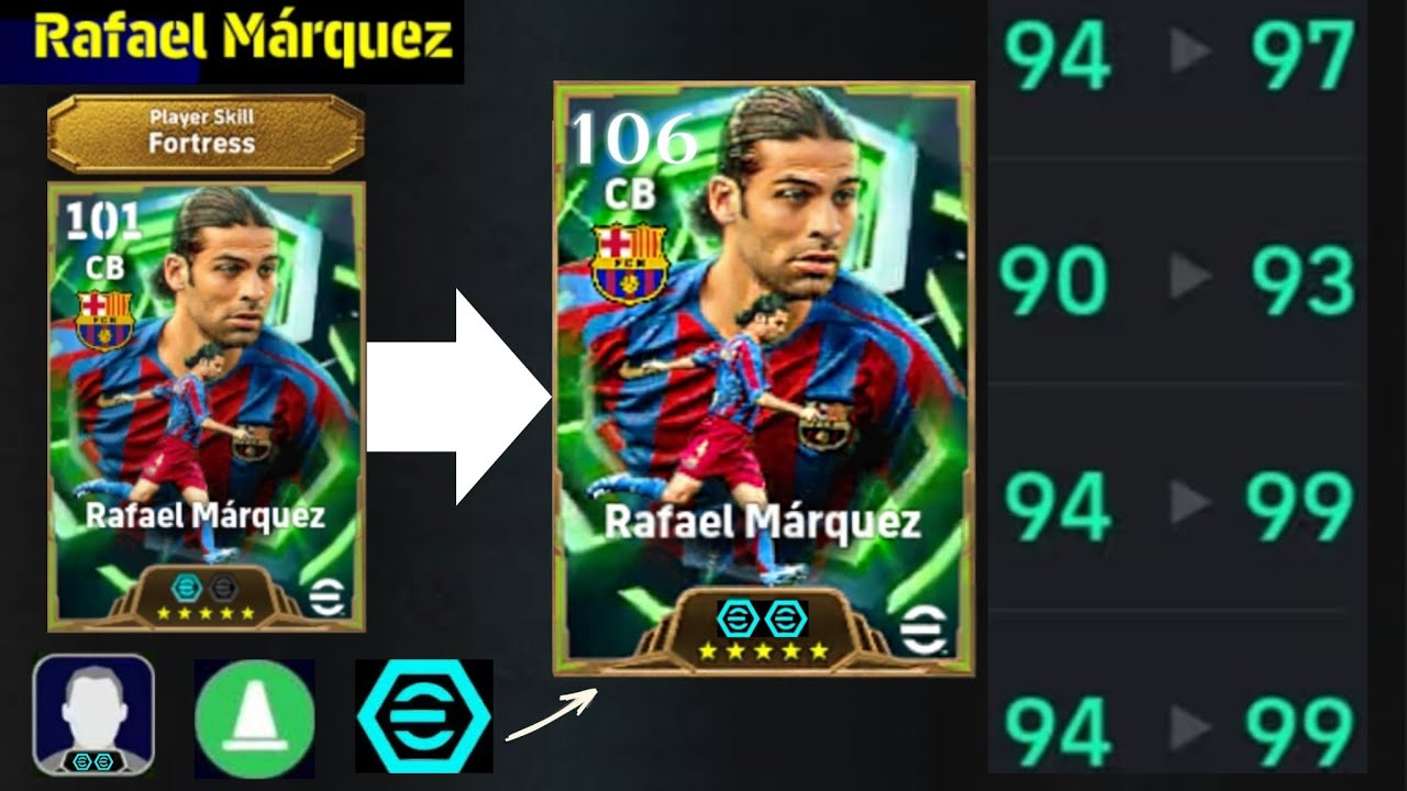 Rafael Marquez 106 Best Training With Booster | Player Progression eFootball 2026
