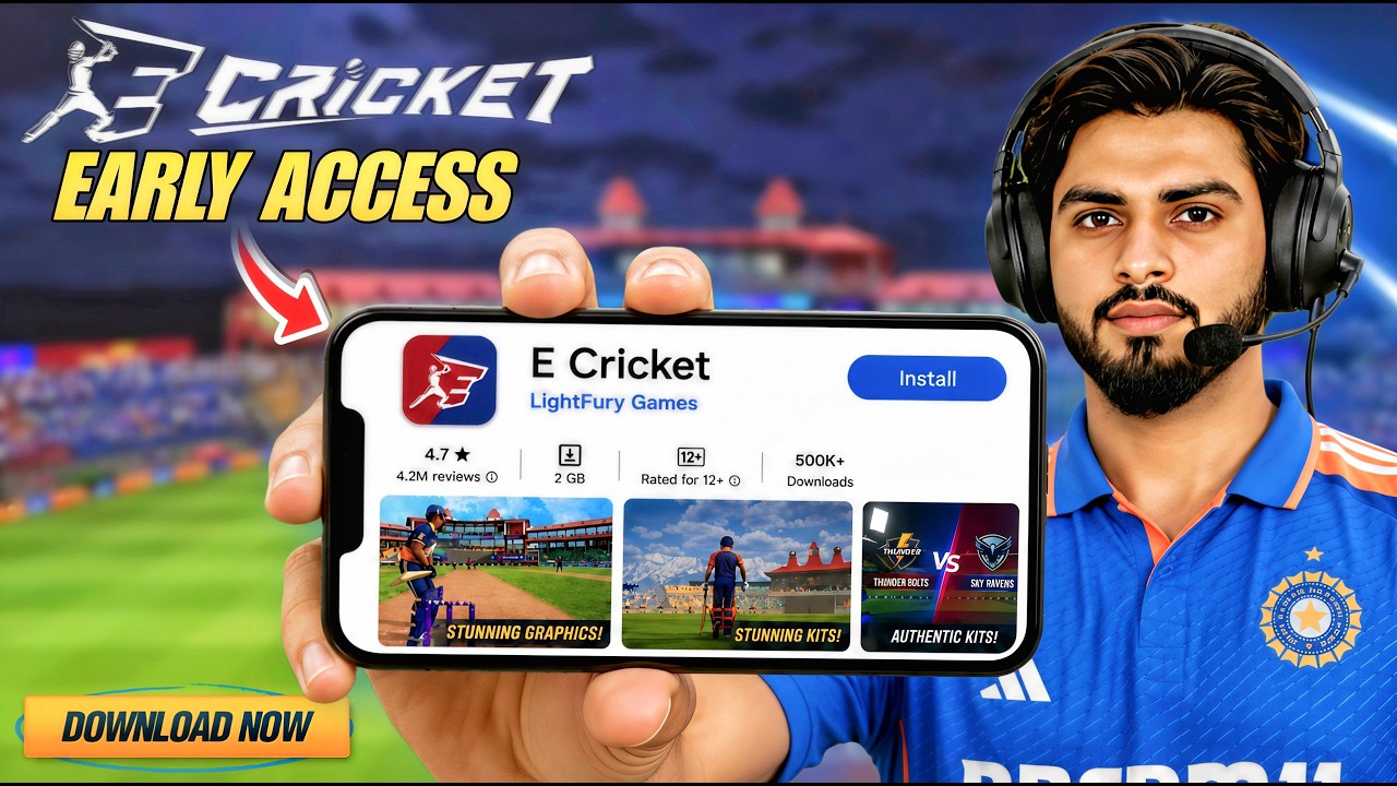 Download Now! E Cricket Early Access | Better Gameplay & Features