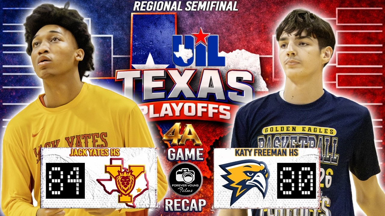UIL 4A State Playoffs | Regional Semifinal Game Recap | Jack Yates HS vs Katy Freeman HS