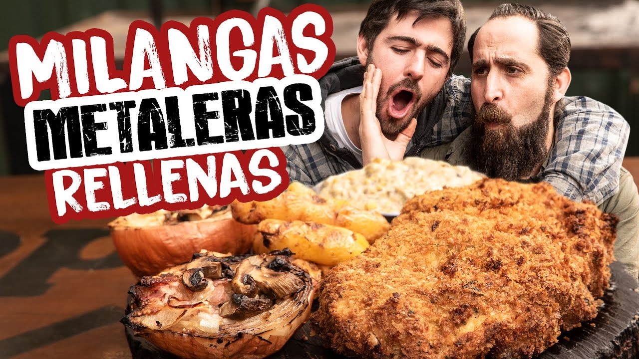 Milangas Metaleras Rellenas, Cebollas ¡Detonantes! y Salsa de Choclo Asado | Cook & Laucha 2x1